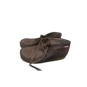 Clarks Wallabee Brown Leather Beeswax Chukka Boots 15522 Men's Size 8.5